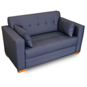 Ver imagem 2 de Sofá Gianni | Pé Cantoneira & Tecido Acquablock Impermeável | 2 Lugares | Medida 140cm | Marinho 339
