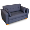 Sofá Gianni | Pé Cantoneira & Tecido Acquablock Impermeável | 2 Lugares | Medida 140cm | Marinho 339 - 2