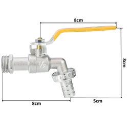 Esguicho Hidropistola 6 Jatos + Engate Rápido 1/2" + Bico Torneira + Torneira de Metal para Jardim 1 - 6