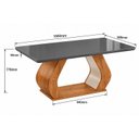 Ver imagem 4 de Conjunto Sala de Jantar 6 Lugares Retangular Tampo de Vidro e MDF Dai