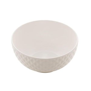 Bowl de Porcelana New Bone Diamond Branco 15,2x7,2cm