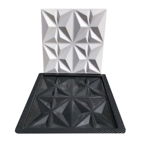 Forma Gesso/Cimento 3D ABS - Cullinans Moderno 30x30