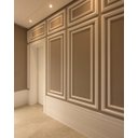 Ver imagem 2 de Rodapé Poliestireno 25cm Frisado Branco 51025 Arquitech