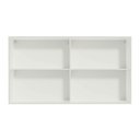 Ver mais imagens de Armário Aéreo Madesa Reims 120 cm 2 Portas Branco Cor:Branco