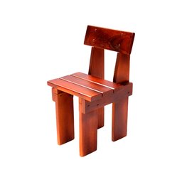 Conjunto Mesa Rústica 2m 2 Bancos e 2 Cadeiras Madeira Maciça Eucalipto Tabaco - 3