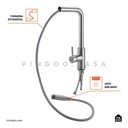 Ver imagem 6 de Kit Cuba para Cozinha Terena 58 Cm e Torneira Misturador Monocomando Extensível Gurupi - Prata