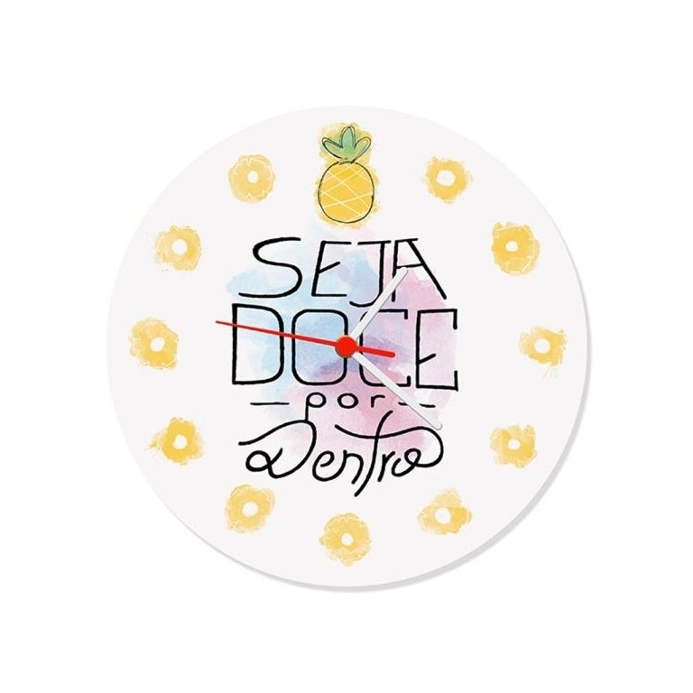 Relógio de Parede Que Seja Doce