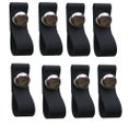 Ver imagem 1 de Kit 8 Puxadores Couro Preto