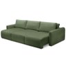 Sofá Retrátil Reclinável para Sala 4 Lugares 300cm Egeu F04 Linho Verde - Lyam Decor - 5