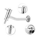 Ver imagem 2 de Torneira Link Longa Tanque/jardim Reta Parede Bico Metal 1/4