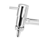 Ver imagem 4 de Torneira Link Longa Tanque/jardim Reta Parede Bico Metal 1/4