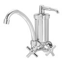 Ver imagem 1 de Torneira com Filtro Gourmet Pia Cozinha de Parede Metal Inox