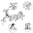 Ver imagem 2 de Torneira Tanque/maquina/jardim Metal Tres Saídas com Bico