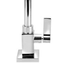 Ver imagem 4 de Torneira Cozinha de Mesa Bancada Quadrada Tubo Gourmet Luxo