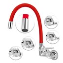 Ver imagem 2 de Torneira Gourmet Parede Com Saída Universal Para Purificador:Vermelho
