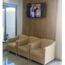 Ver imagem 3 de Kit 3 Poltronas Sofia Decorativa para Recepção Bege Corino