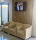Ver imagem 3 de Kit 3 Poltronas Sofia Decorativa para Recepção Bege Corino