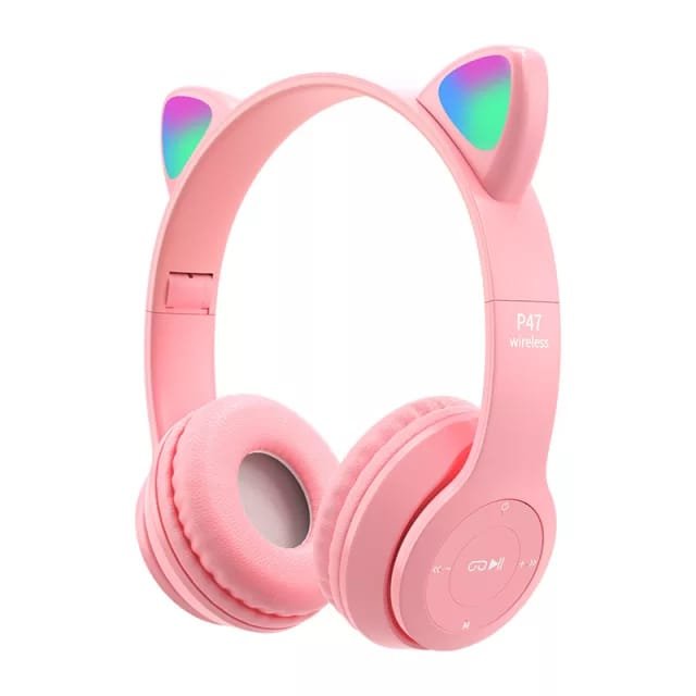 Fone Orelha De Gato Gatinho Cat 5.0 Bluetooth Ear Com Led Rgb Headphone  Original - Escorrega o Preço