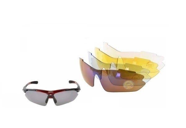 Óculos Ciclismo Rockbros 5 Lentes (1 É Polarizada) Unissex - 2