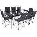 Ver imagem 1 de Conjunto de 8 Cadeiras e Mesa de Jantar Haiti Trama Original