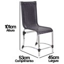 Ver imagem 6 de Conjunto de 8 Cadeiras e Mesa de Jantar Haiti Trama Original
