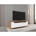 Ver imagem 3 de Rack para Tv Jersey 1.60m 1 Gaveta Cedro/branco - Casa D