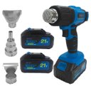 Ver imagem 5 de Soprador Térmico Portátil Exbom 320w com 2 Baterias 21v e Display