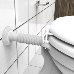 Conjunto Tubo de Ligação Ajustável Para Bacia Sanitária 25cm x 1/2" Branco | Astra - 5