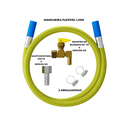Ver imagem 6 de Kit Instalação Cooktop Gás Fogão Mangueira 1,20m Registro Blukit
