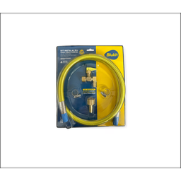 Kit Instalação Cooktop Gás Fogão Mangueira 1,20m Registro Blukit - 2