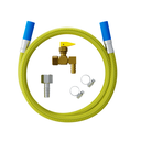 Ver imagem 1 de Kit Instalação Cooktop Gás Fogão Mangueira 1,20m Registro Blukit