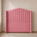 Ver imagem 3 de Cabeceira para Cama Box Estofada Zoe Decorativa Moderna Curva Organica Minimalista Casal 140 cm Padr