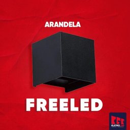 ARANDELA GERMANY LED 6W PRETO FAIXO REGULAVEL - 19320316 - 2