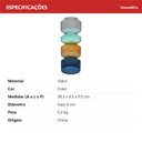 Ver imagem 7 de Vaso Decorativo de Vidro Color 28x10x10cm Enfeite Sala Mesa Estante Aparador