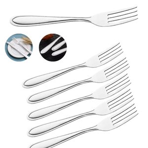 Jogo Garfo de Mesa Inox 24 Peças Hotel Pizzaria Restaurante