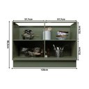 Ver mais imagens de Cozinha Compacta 4 Peças 6 Portas 3 Gavetas 1 Tampo Sevilha