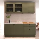 Ver imagem 2 de Cozinha Compacta 4 Peças 6 Portas 3 Gavetas 1 Tampo Sevilha