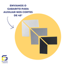 Ver imagem 4 de Moldura Painel Ripado Eva Autocolante Liso 7cmx5mm 20 Metros - Branco