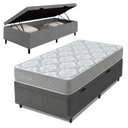 Ver imagem 1 de Cama Box Baú Solteiro Double Face 100% D33 Edén 88x188x58cm Herval - Suporta até 100kg