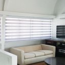 Ver imagem 4 de Cortina Persiana Double Vision Largura 1,30 X 1,30 Altura Sofisticada para Ambientes Internos