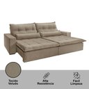Ver imagem 7 de Sofá Grecia Veludo 02 Módulos de 120m B25cm Meu Sofá Online