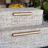 Dupla Caixas Decorativas Retangular Mdf Bege - 2
