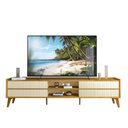 Ver imagem 2 de Rack para Tv Magnífico 212 Naturale Off White - Gelius