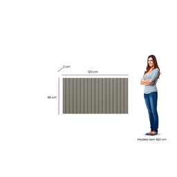 Cabeceira Ripado Modular 3 Caixas Ubatuba Cama Solteirão e Viúva Linea Brasil - 7