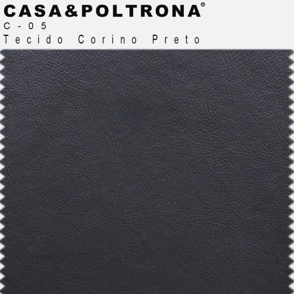 Poltrona de Sala Decorativa Kubo Corino Preto - casaepoltrona - 5