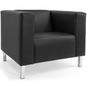 Ver imagem 1 de Poltrona de Sala Decorativa Kubo Corino Preto - Nexta Casa