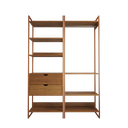 Ver imagem 2 de Dois Modulo para Closet Industrial Ferro Cobre Tampo Amêndoa