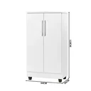 Ver imagem 4 de Armário Smart Organizador Multiuso 2 Portas e 3 Prateleiras:jequitiba