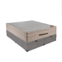 Ver imagem 1 de Cama Box Molas Ensacadas com Baú Cinza Queen Airtech Ortobom
