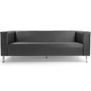 Ver imagem 1 de Sofá 03 Lugares Para Sala Decorativa Kubo 210 cm Corano Cinza - Nexta Casa